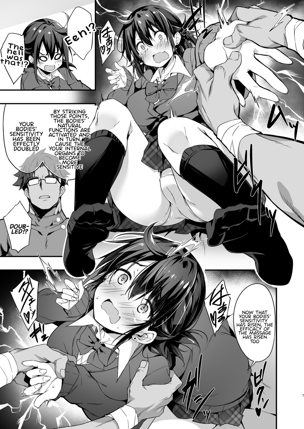 Hentai Manga Comic-The JK Who Was Treated At MAX Sensitivity With The Hidden Point Manipulation Treatment-Read-7